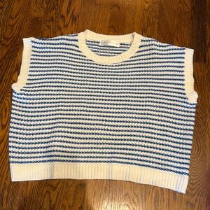 Knit mix sweater small